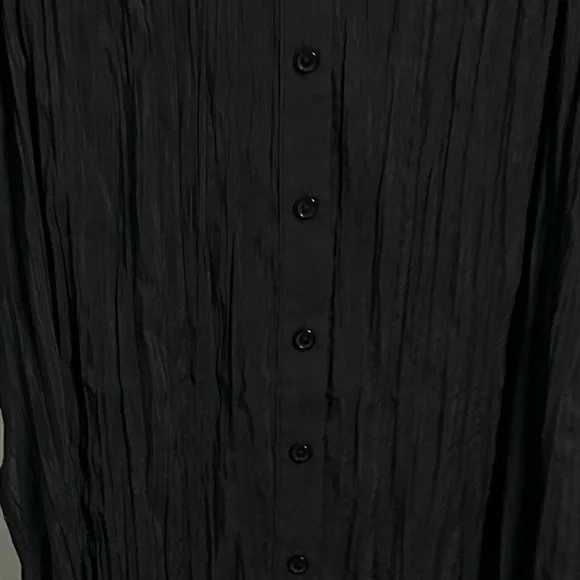 ASTR the Label Belted Long Sleeve Midi Shirtdress-Black size Small-NWT - Picture 9 of 12